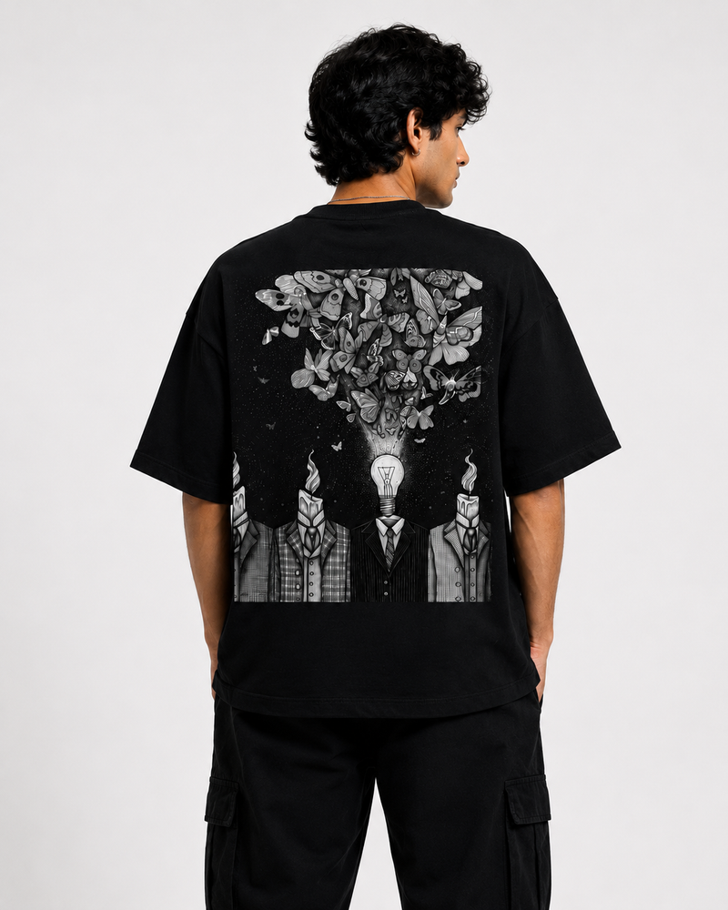 Nietzsche's Void| Unisex Terry Oversized Tee