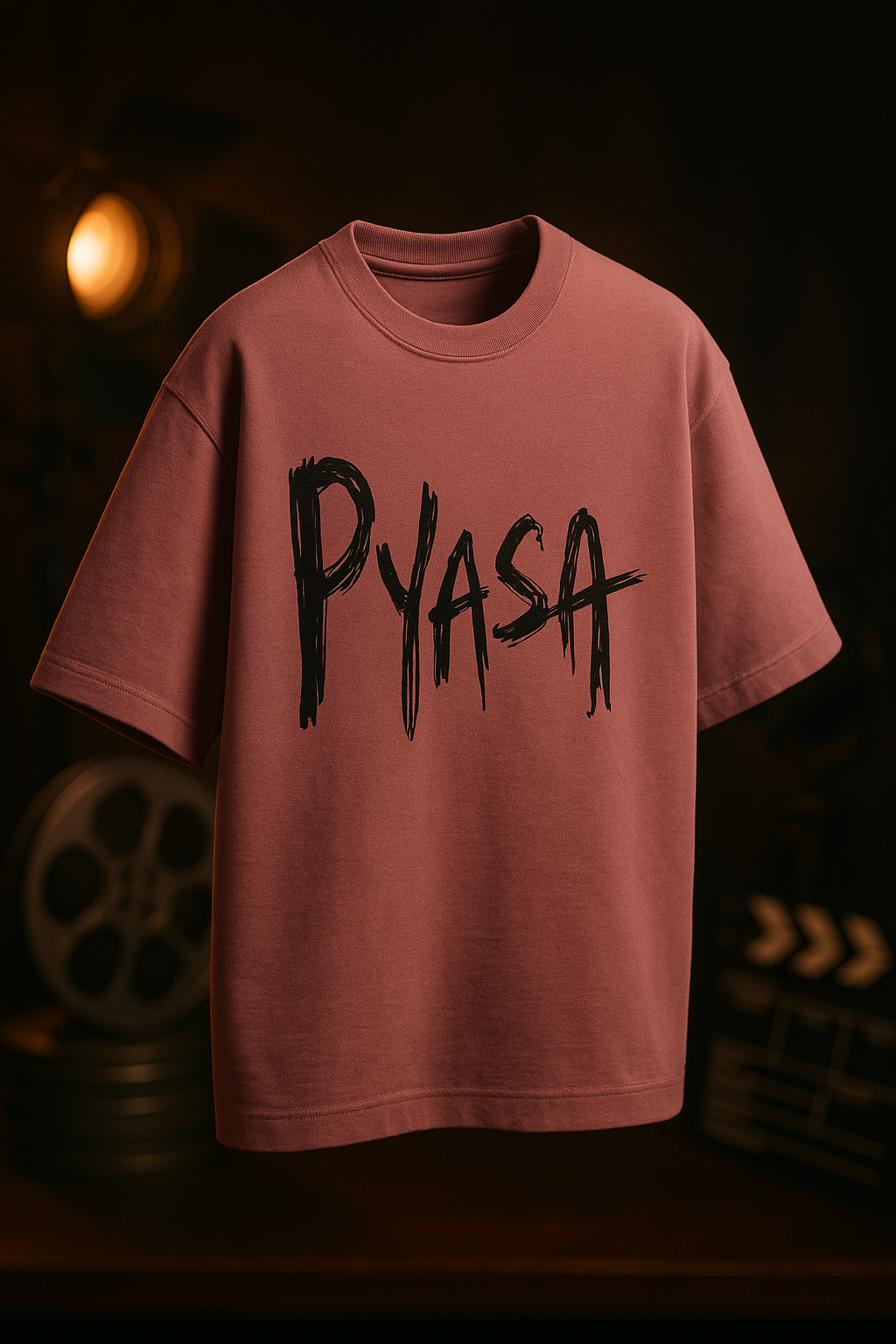 Oversized Guru Dutt's Timeless Classic Terry Tshirt